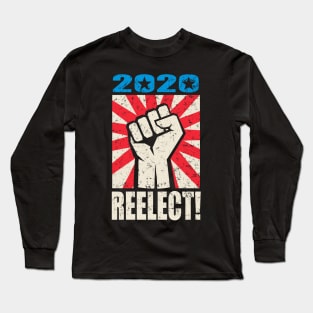 Reelect Trump Election 2020 Vintage Long Sleeve T-Shirt